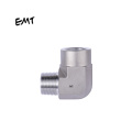 tube adaptor hydraulic adaptor 90 degree elbow reducer tube adaptor with swivel nut